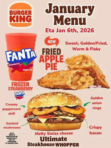 Burger King Menu With Prices 2026 (Full BK Price List)
