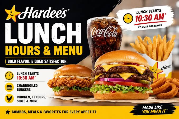 Hardee's Menu usa