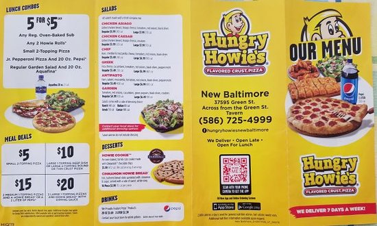 Hungry Howie’s Menu