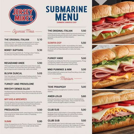 Jersey Mike's Menu