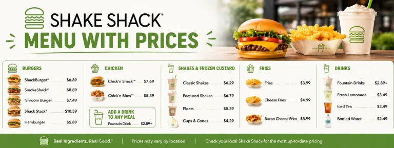 Shake Shack Menu