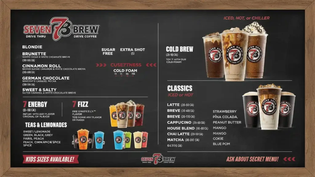 7 Brew Menu