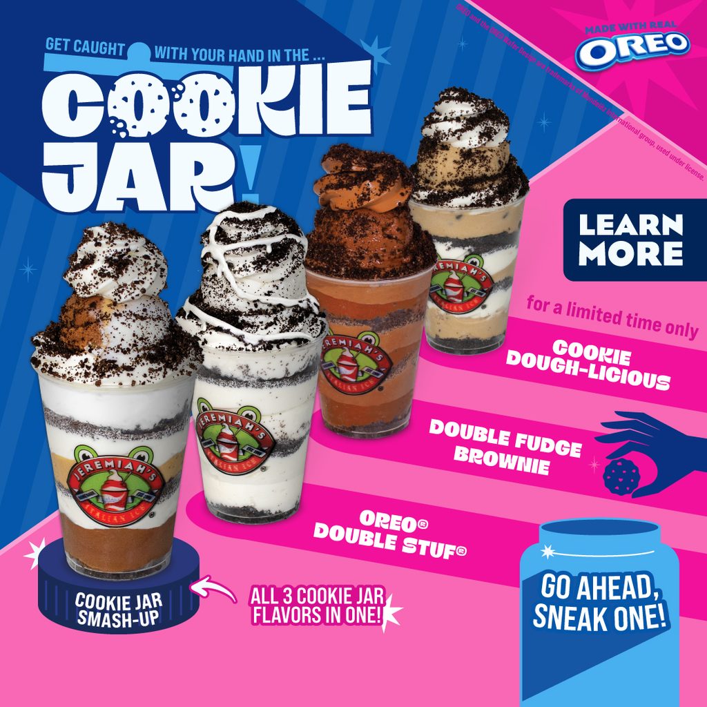 Jeremiah’s Italian Ice Menu