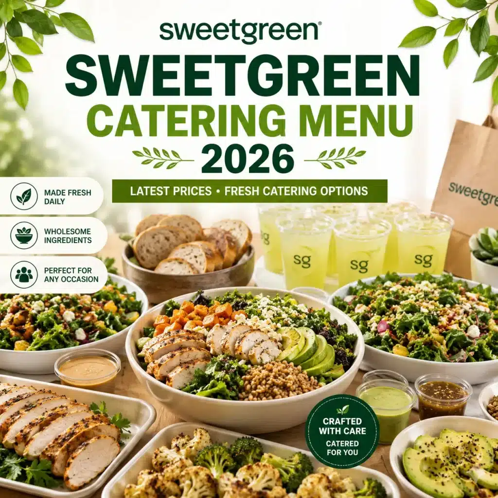 Sweetgreen Menu