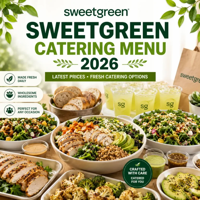 Sweetgreen Menu