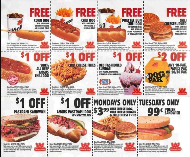 Wienerschnitzel Menu