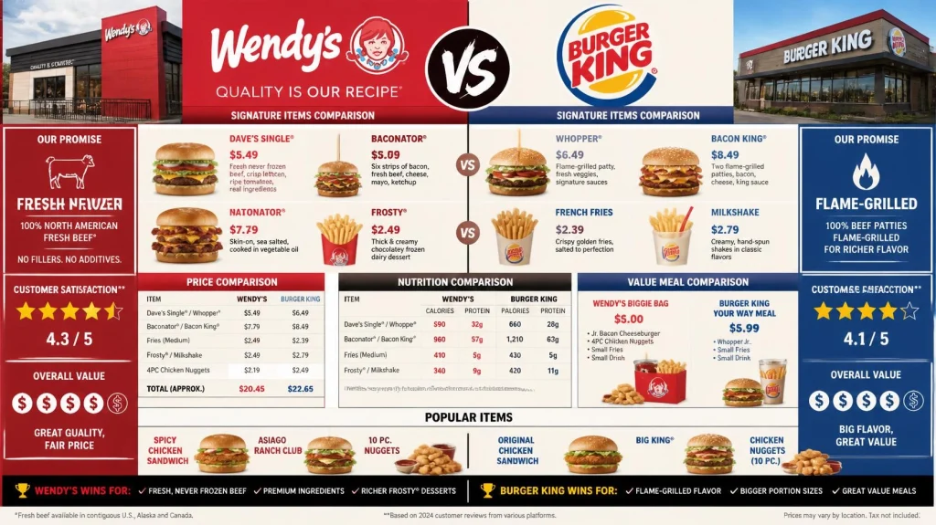 Burger King vs Wendy's